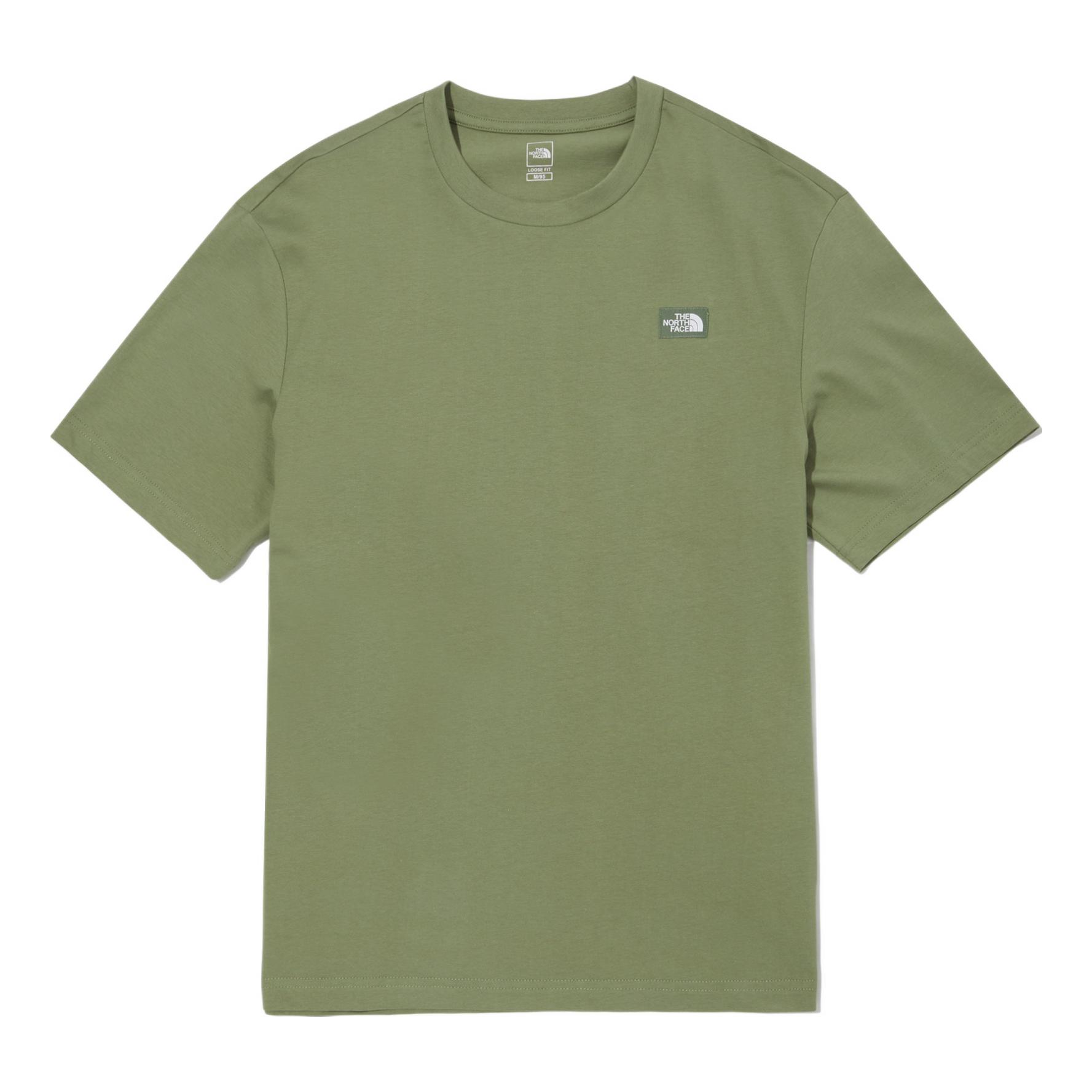 THE NORTH FACE Cotton Overfit T-Shirt 'Green' NT7UN45D - main-square_9f456c55-7070-41b1-8e8b-a38b3f421369