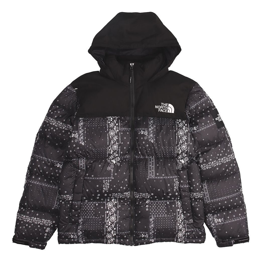 THE NORTH FACE Label Bandana Nuptse 'Black' NJ1DL60J - main-square_ae4d6b00-8ed4-429f-adc8-2479220cea57