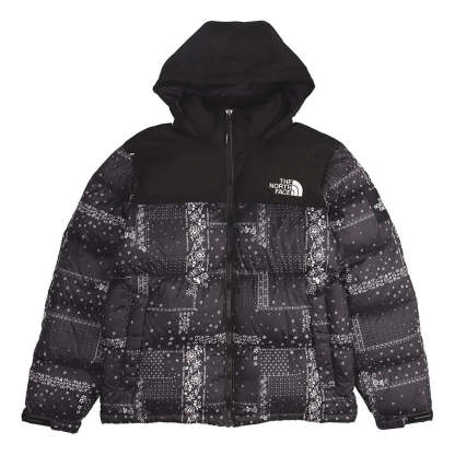 THE NORTH FACE Label Bandana Nuptse 'Black' NJ1DL60J - main-square_ae4d6b00-8ed4-429f-adc8-2479220cea57