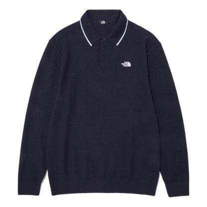 THE NORTH FACE Long Sleeve Polo Shirt 'Navy' NT7QN51B - main-square_cbb16c84-5d66-48b8-9877-3cbb56bfca7e