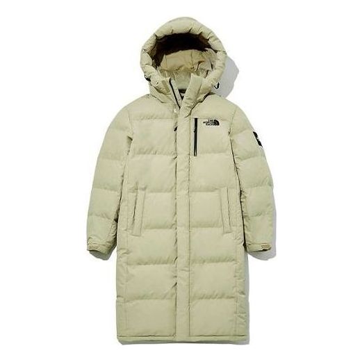 THE NORTH FACE Long Down Jacket 'Beige' NC1DL71B - main-square_d156cf8b-710c-4851-9d9b-6d23da2f7b5f