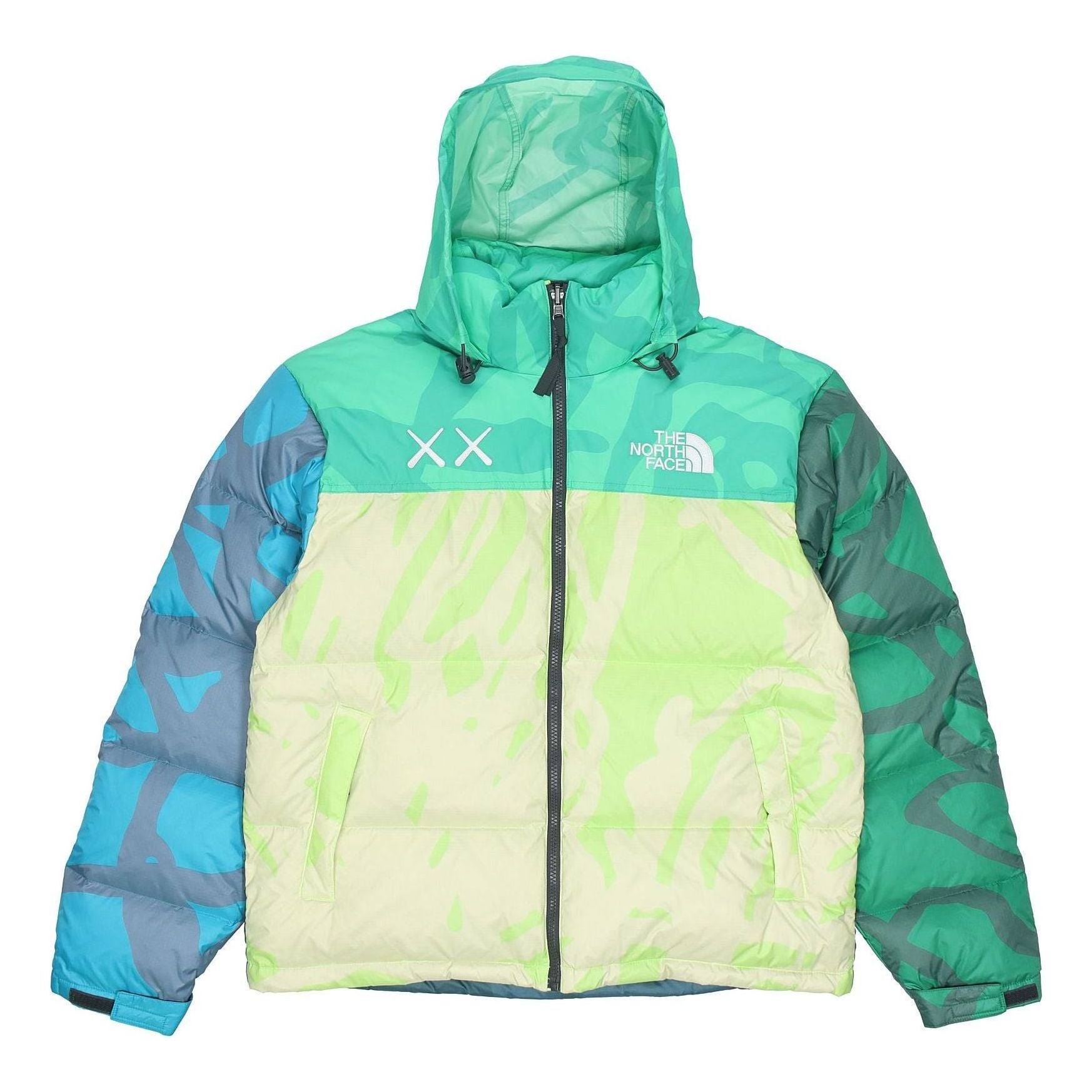 THE NORTH FACE X Kaws 1996 Nuptse 700 Jacket 'Green' NF0A7WLU-75B - main-square_e4b7fbdc-5d03-41b4-96f3-e3bd216e4012