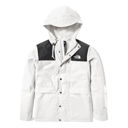 THE NORTH FACE Logo Mountain Windbreaker Jacket 'White' NF0A81NO-FN4 - main-square_fc4dea6a-a0b5-4acd-9ec8-8819f57f4cdf