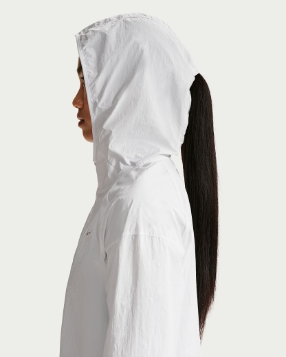 나이키 템포 여성 UV 프로텍션 경량 러닝 재킷 - 화이트