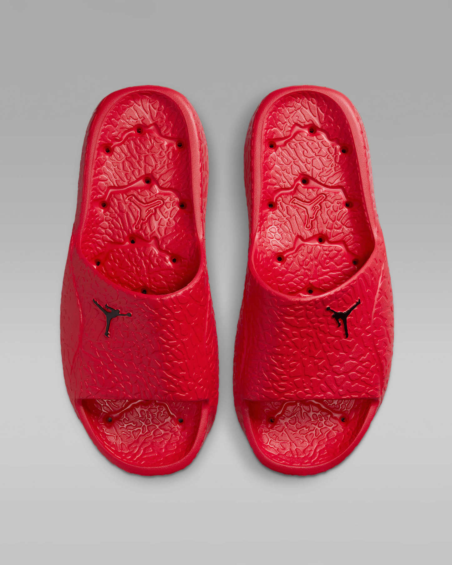 조던 프랜차이즈 샤워 슬라이드 - 파이어 레드/블랙