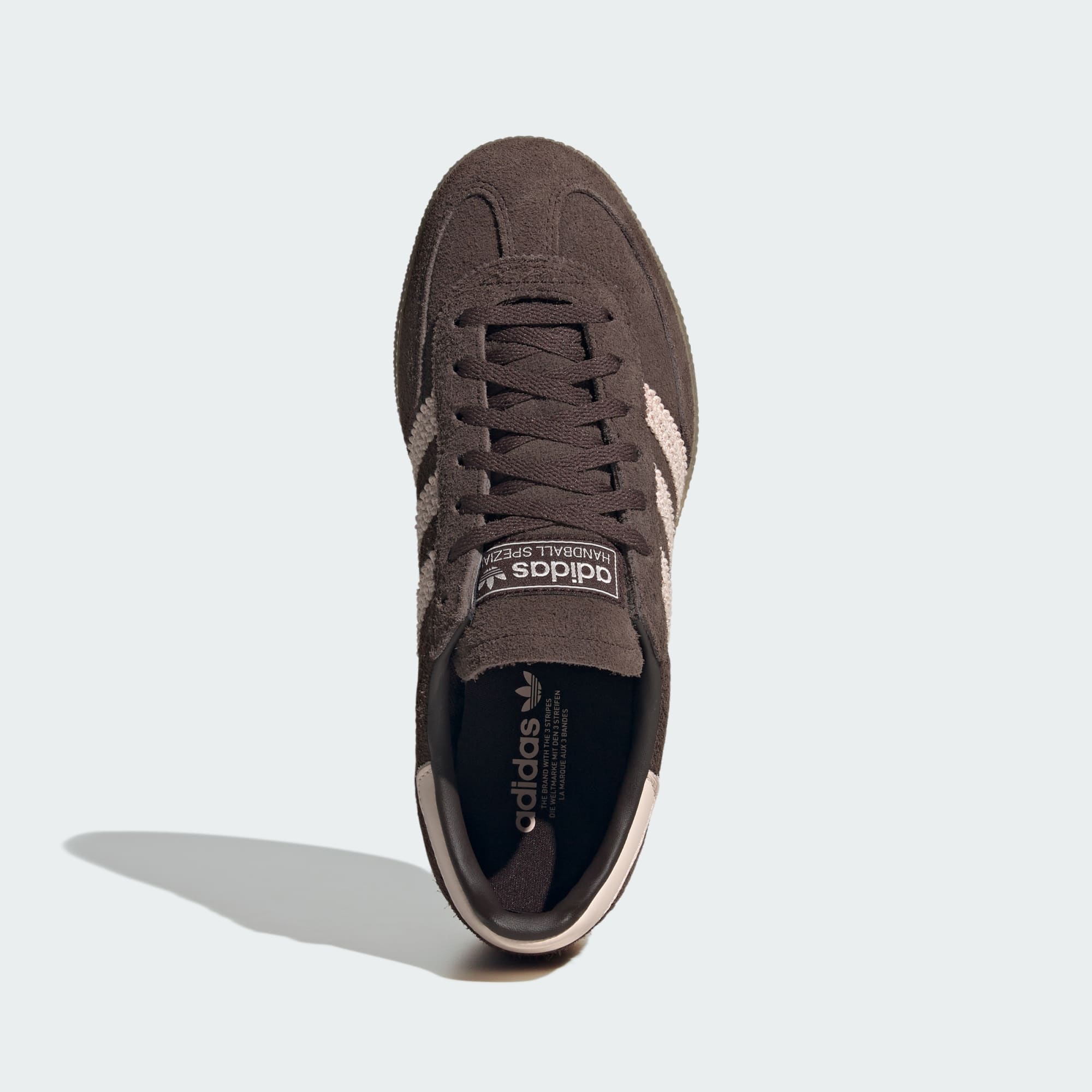 핸드볼 스페지알 볼드 - Dark Brown / Wonder Quartz / Gum - KI2226 - Top Portrait View