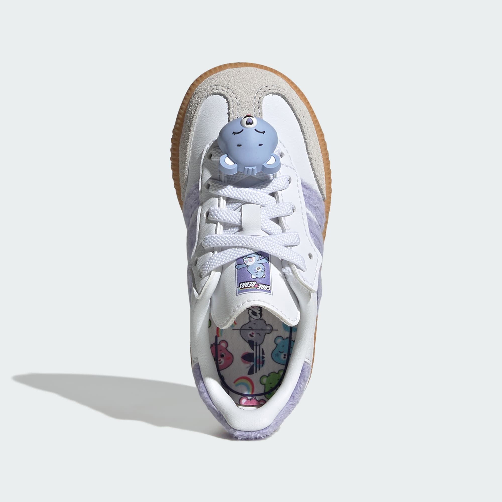 아디다스 CARE BEARS 삼바 OG 컴포트 클로저 EL 운동화 - Light Purple / Cloud White / Blue Dawn