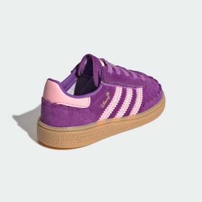 아디다스 디즈니 프린세스 핸드볼 스페지알 컴포트 클로저 EL - Purple / Pink / Gum - KK4760 - Back Lateral Top View