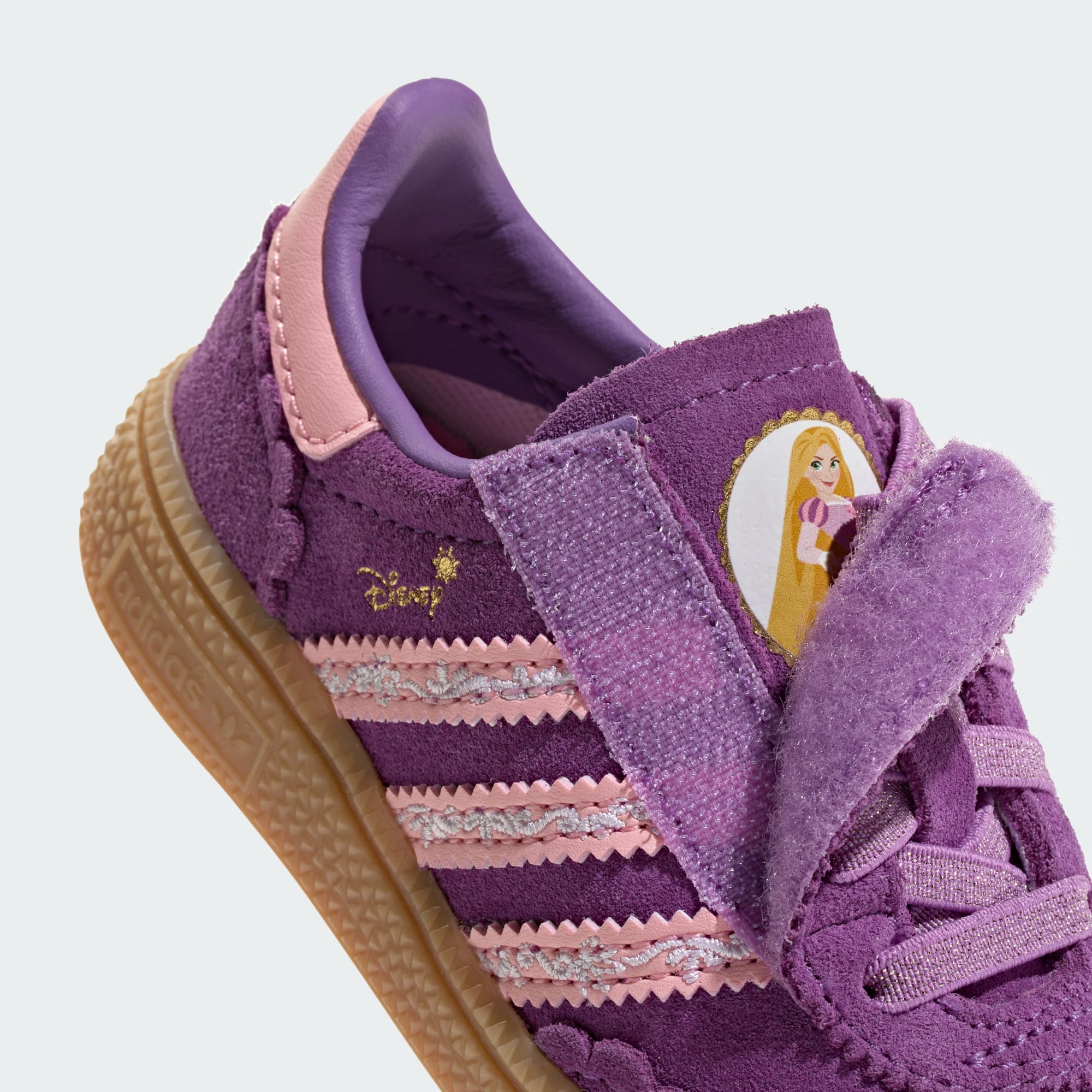 아디다스 디즈니 프린세스 핸드볼 스페지알 컴포트 클로저 EL - Purple / Pink / Gum - KK4760 - Detail View 3