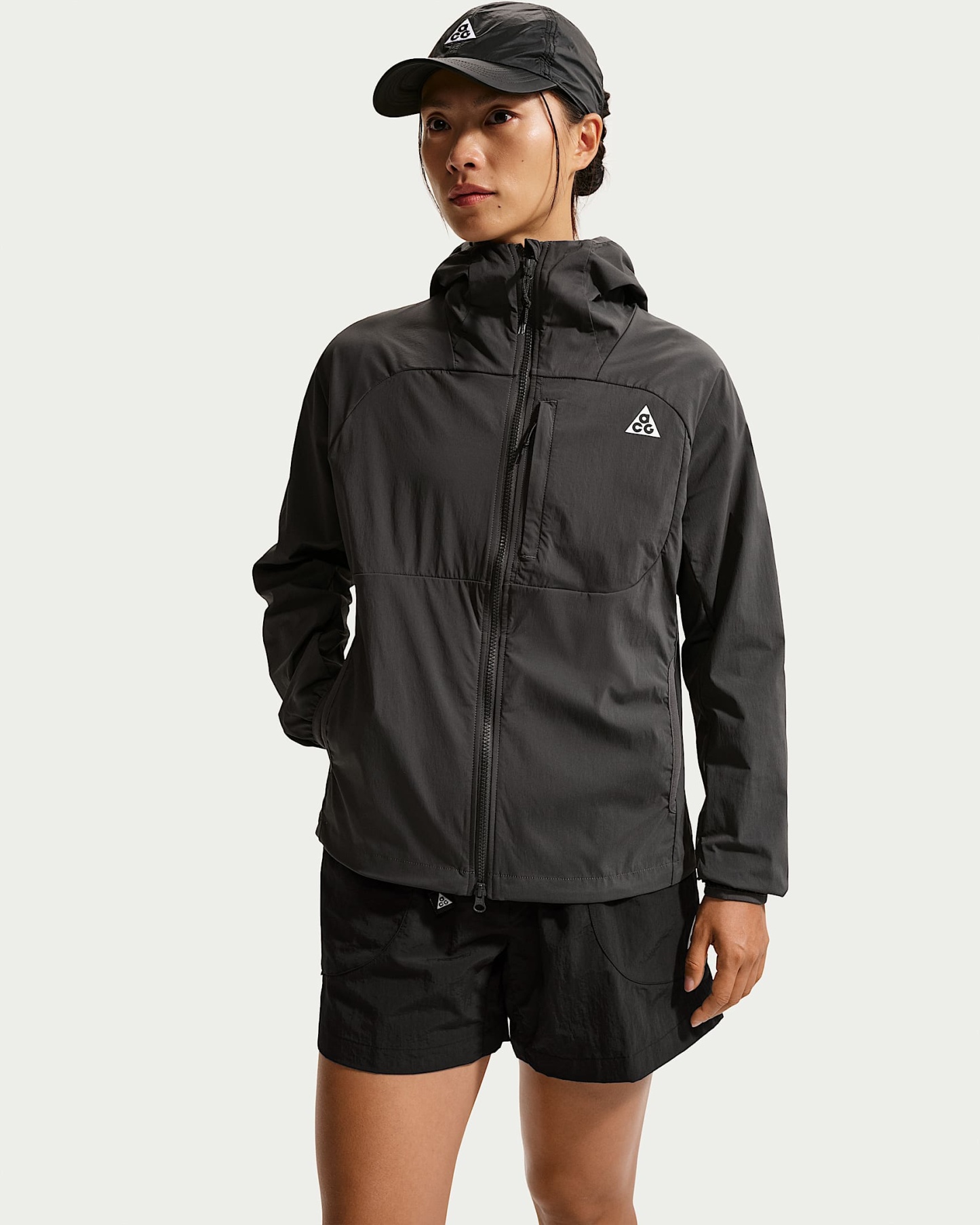 ACG 파이브 타워스 여성 UV 차단 재킷 - 앤트러사이트/앤트러사이트/서밋 화이트