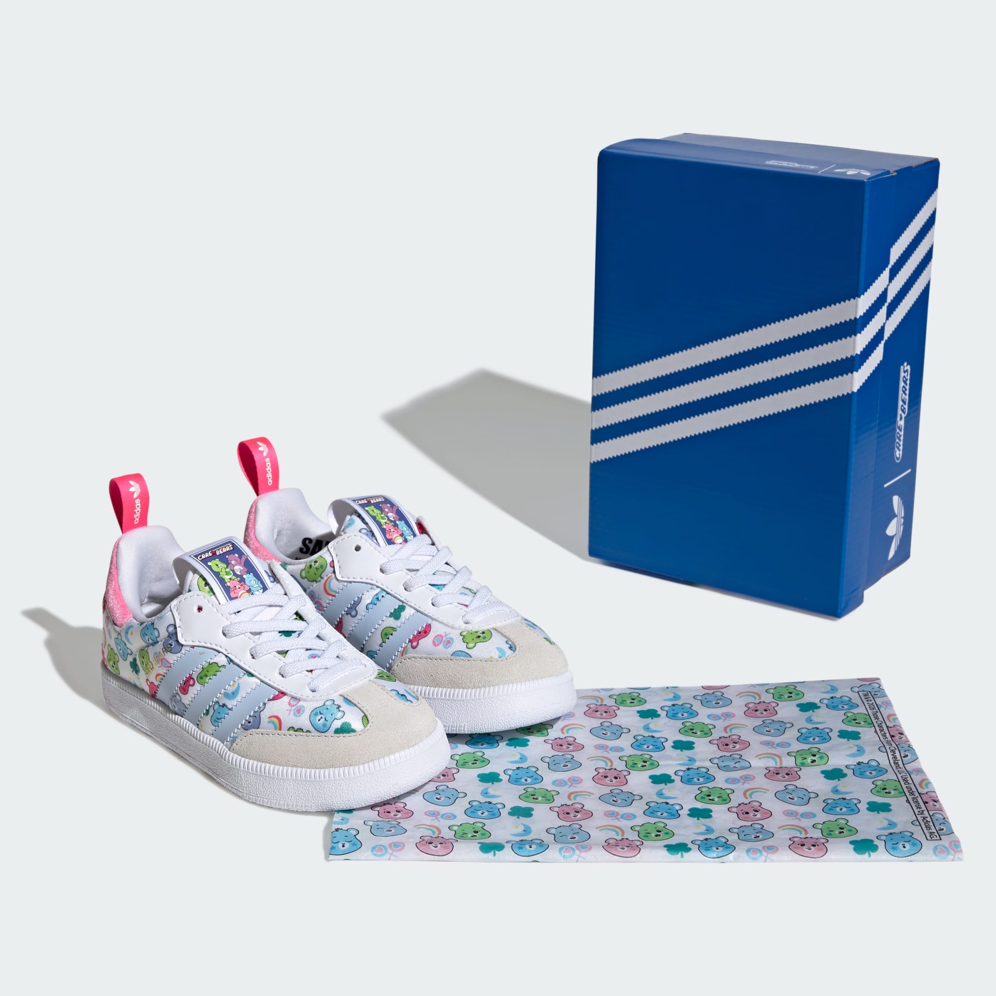 adidas Care Bears 삼바 퀵콘 - Cloud White / Crystal Sky / Crystal White