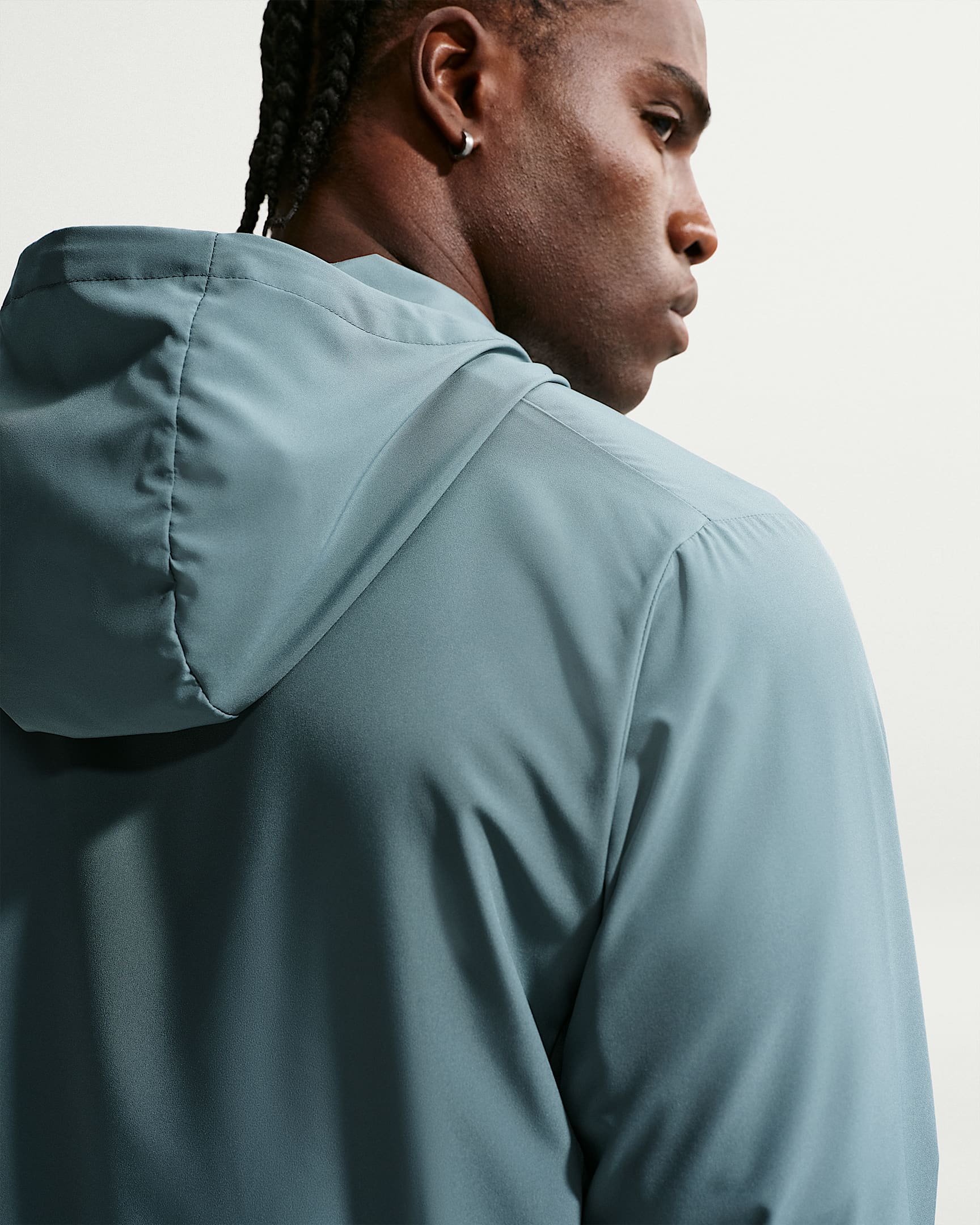 Nike Form Dri-FIT Kapüşonlu Çok Yönlü Erkek Ceketi - Mineral Slate