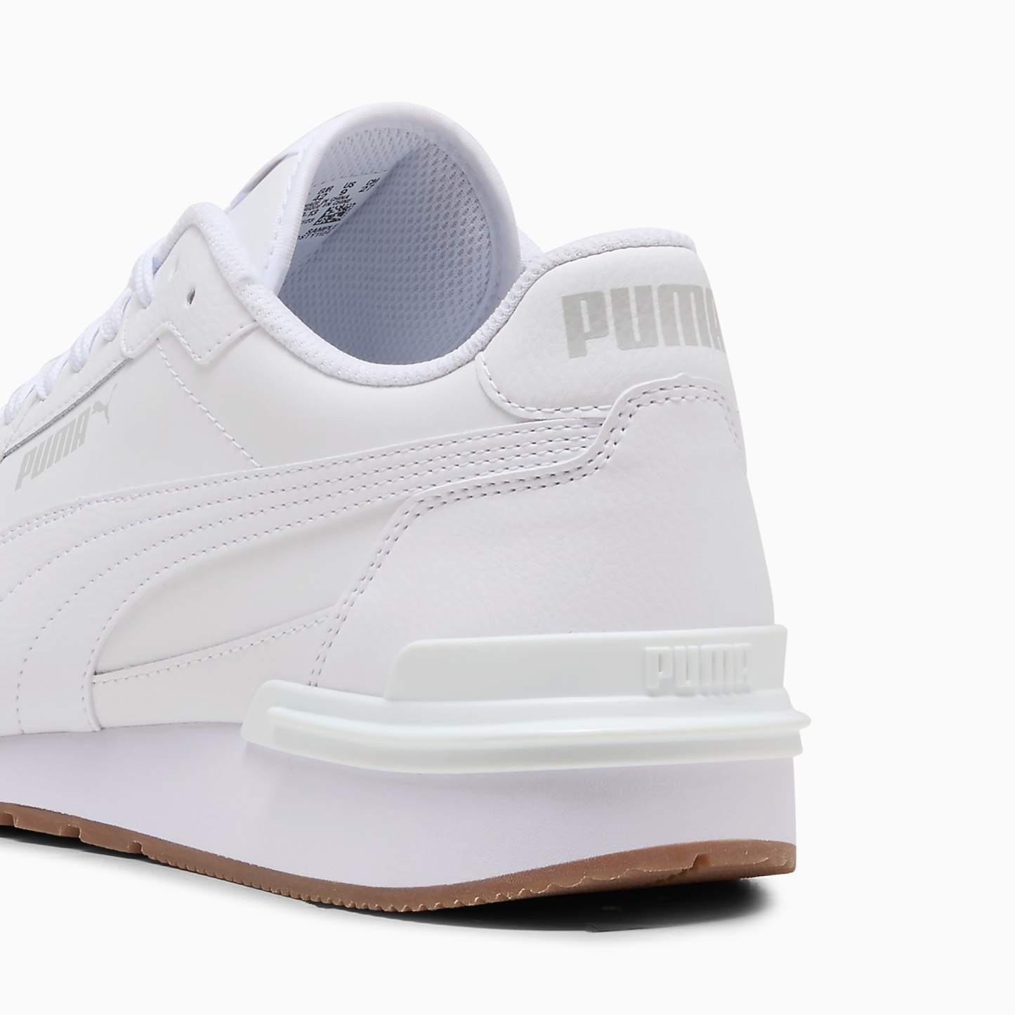 ST Runner v4 UNISEX Ayakkabı - PUMA White-Glacial Gray-Gum - 399068_13 - Görsel 3