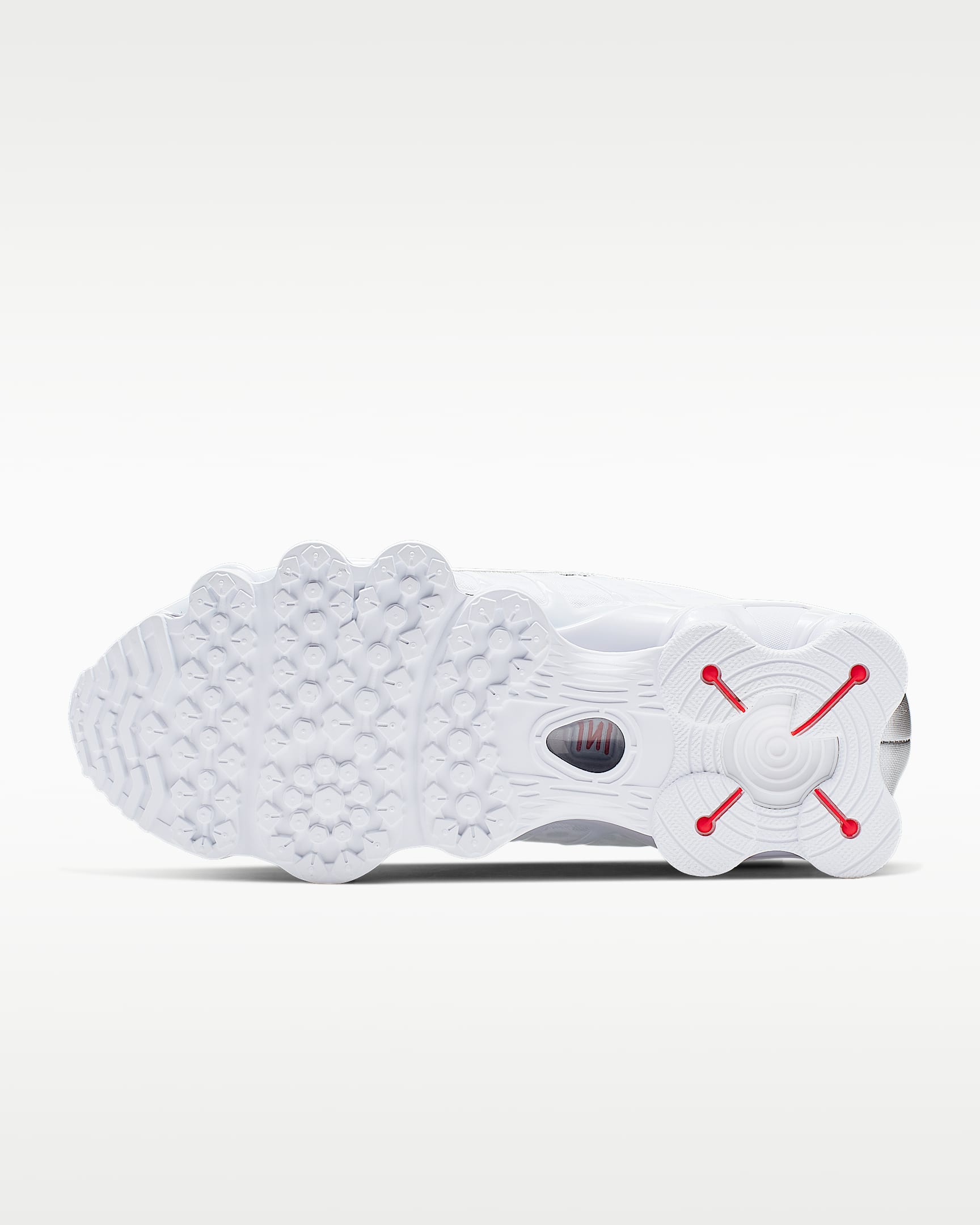 Nike Shox TL Kadın Ayakkabısı - Beyaz/Metallic Silver/Max Orange/Beyaz