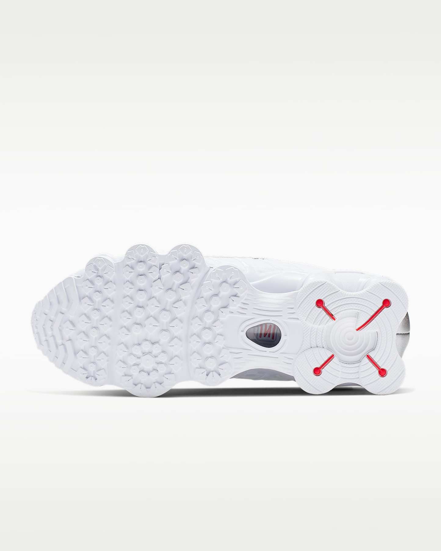Nike Shox TL Kadın Ayakkabısı - Beyaz/Metallic Silver/Max Orange/Beyaz