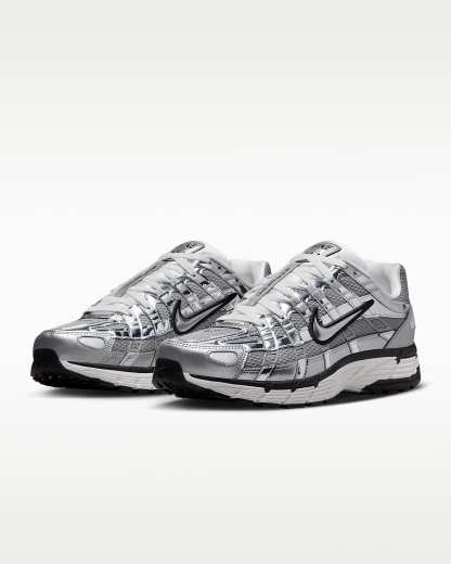 Nike P-6000 Ayakkabı - Metallic Silver/Sail/Siyah/Metallic Silver