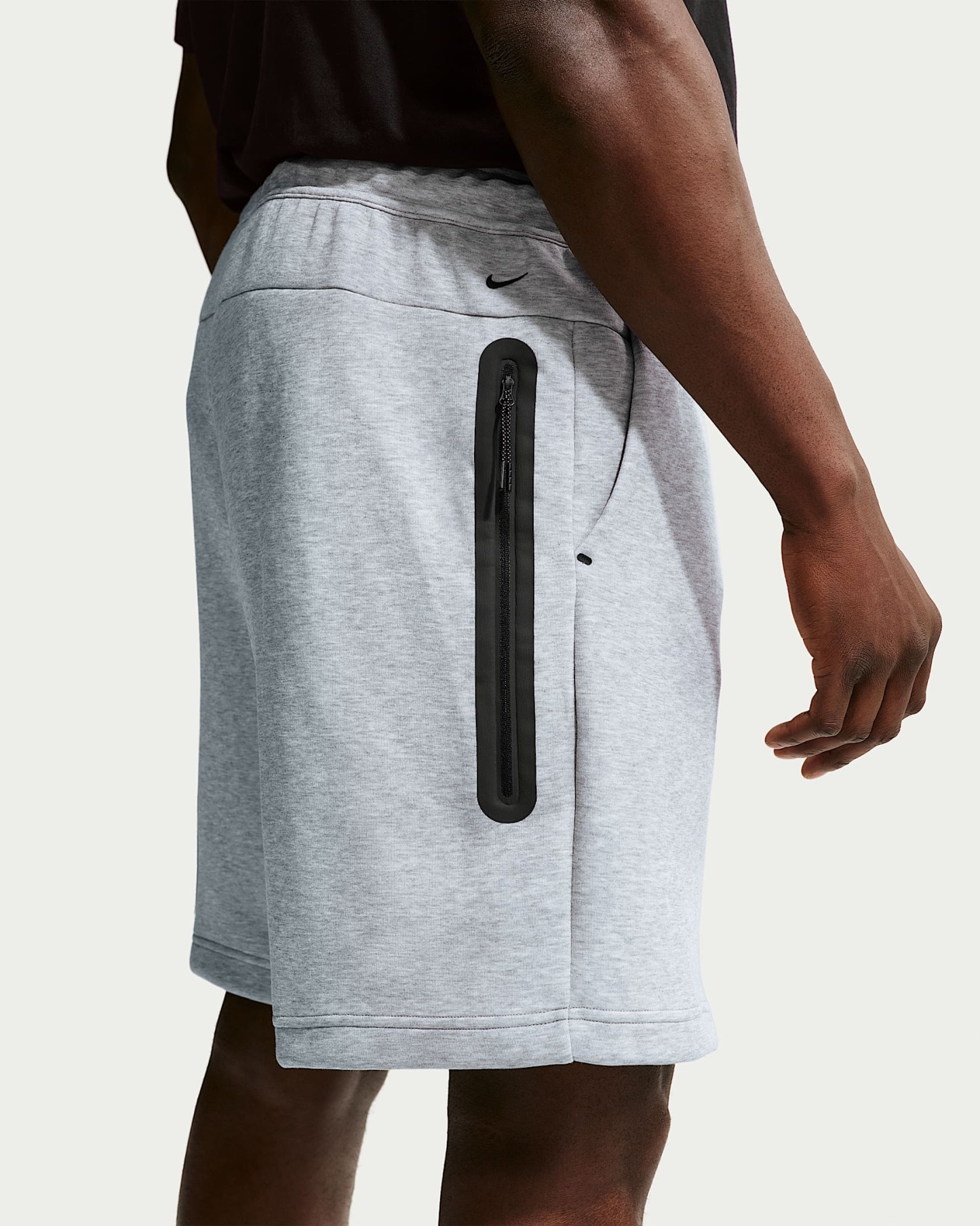 Nike Tech Fleece Erkek Şortu - Dark Grey Heather/Siyah