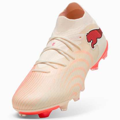 FUTURE 9 MATCH FG/AG UNISEX Krampon - Sugared Almond-PUMA White-Ultra Red-PUMA Black - 109135_01 - Görsel 6
