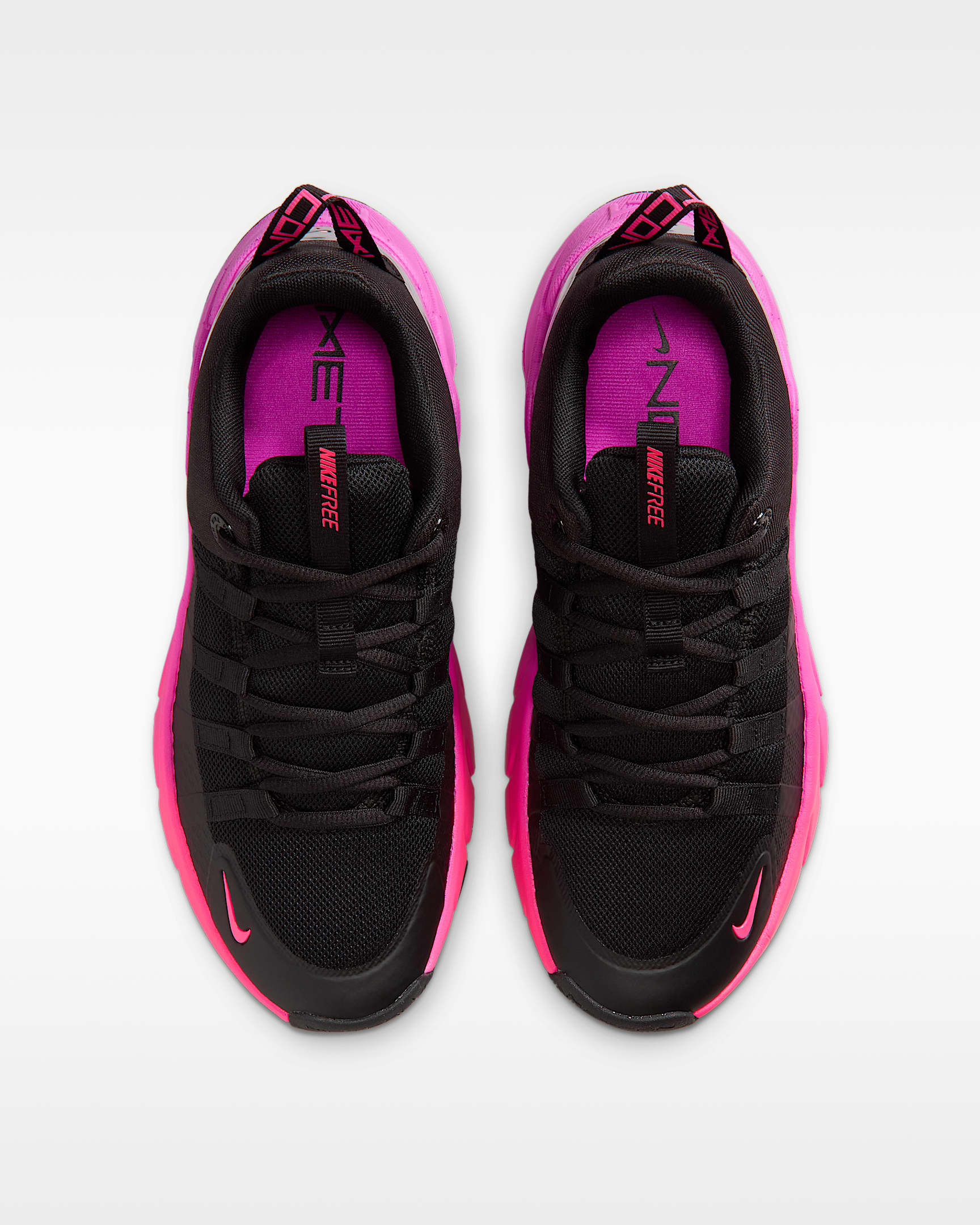 Nike Free Metcon 7 Kadın Antrenman Ayakkabısı - Siyah/Hyper Pink/Metallic Cool Grey/Fuchsia Blast