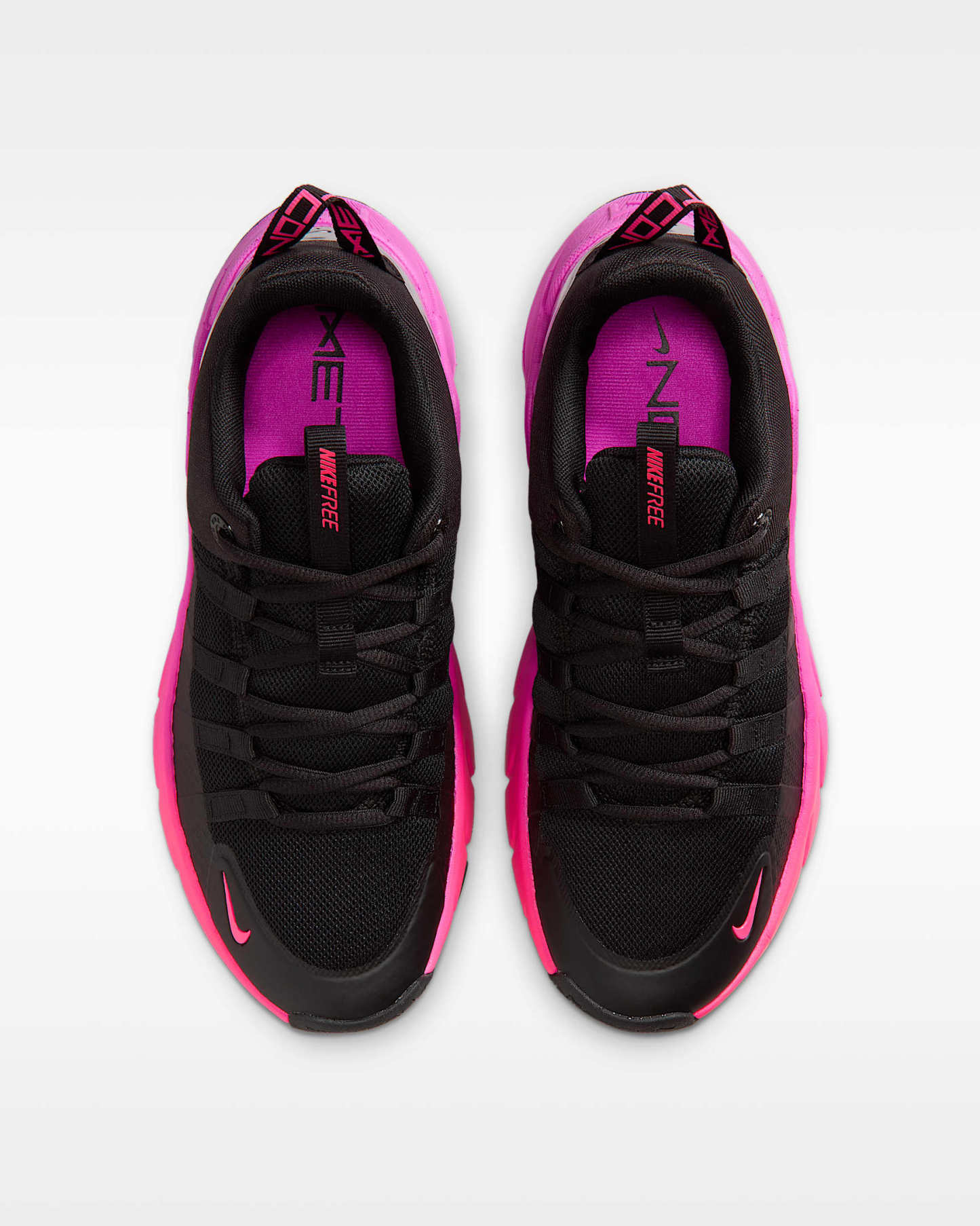 Nike Free Metcon 7 Kadın Antrenman Ayakkabısı - Siyah/Hyper Pink/Metallic Cool Grey/Fuchsia Blast