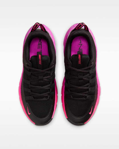 Nike Free Metcon 7 Kadın Antrenman Ayakkabısı - Siyah/Hyper Pink/Metallic Cool Grey/Fuchsia Blast