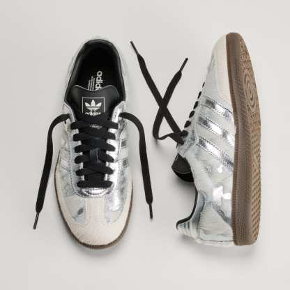 SAMBA OG AYAKKABI - Cream White / Silver Metallic / Core Black - KJ2314 - Görsel 4