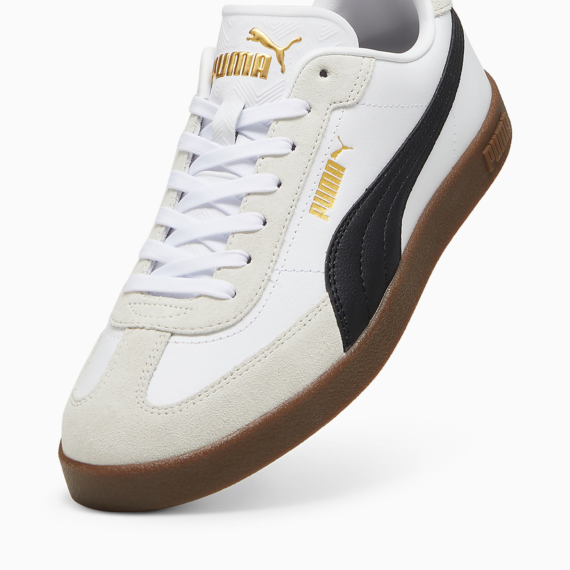 PUMA Club II Era Unisex Spor Ayakkabı - PUMA White-PUMA Black-Vapor Gray - 397447_07 - Görsel 8