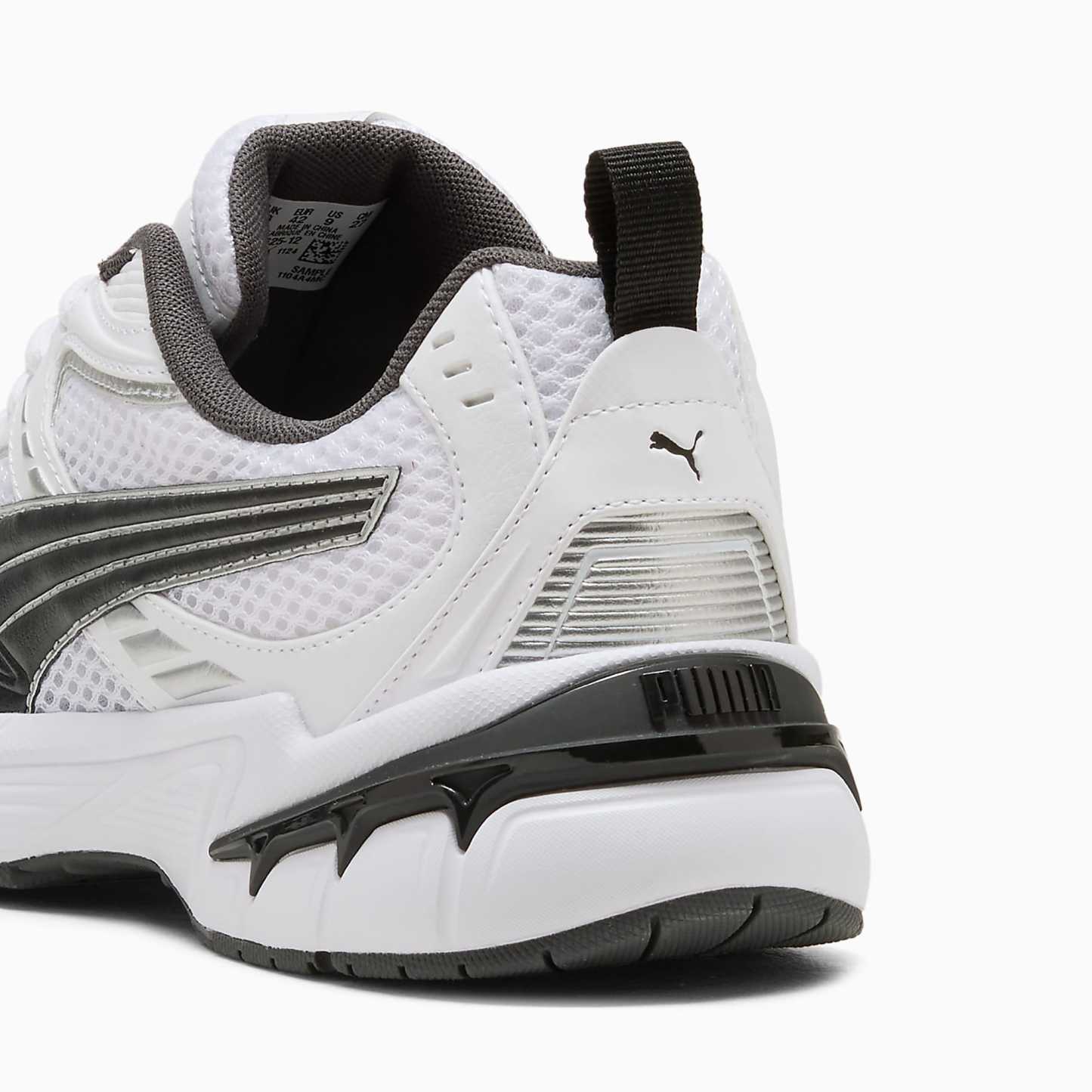 MILENIO Tech 2000 UNISEX Ayakkabı - Puma White-Puma Black-Puma Silver - 402625_12 - Görsel 3