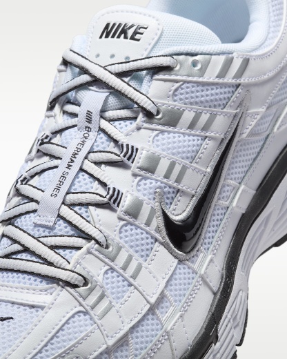 Nike P-6000 Ayakkabı - Beyaz/Metallic Silver/Siyah/Siyah