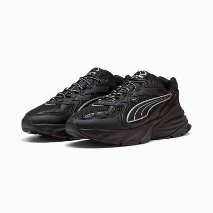 PUMA Fade UNISEX Ayakkabı - Puma Black-Puma Silver - 406203_05 - Görsel 4