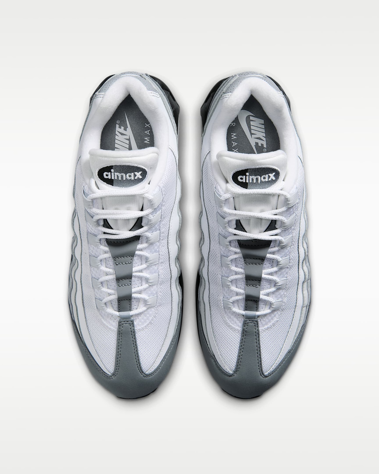 Nike Air Max 95 Big Bubble Erkek Ayakkabısı - Siyah/Pure Platinum/Wolf Grey/Beyaz