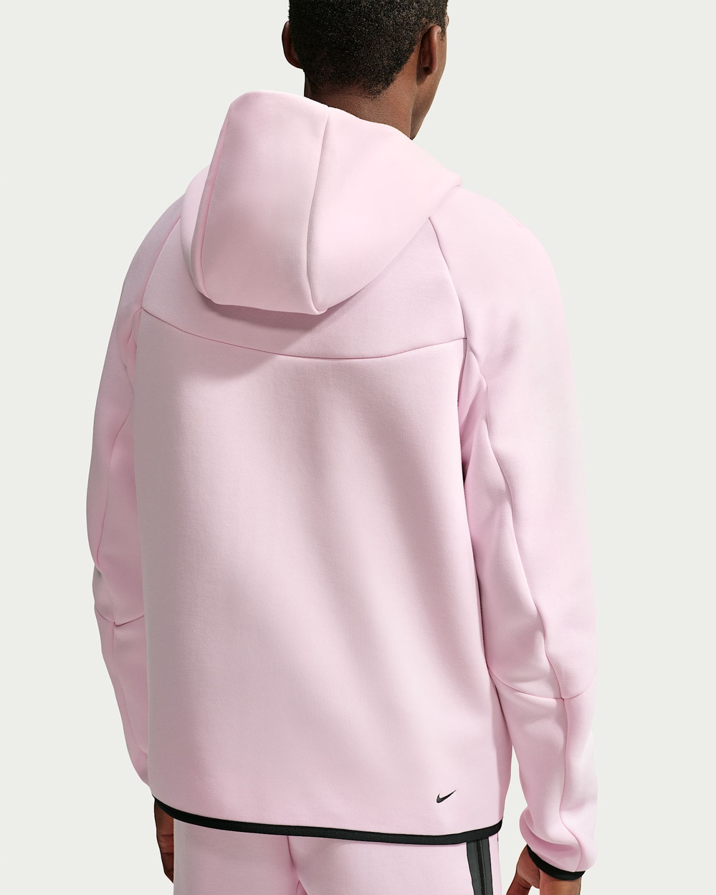 Nike Tech Fleece Windrunner Tam Boy Fermuarlı Erkek Ceketi - Pink Foam/Hyper Pink