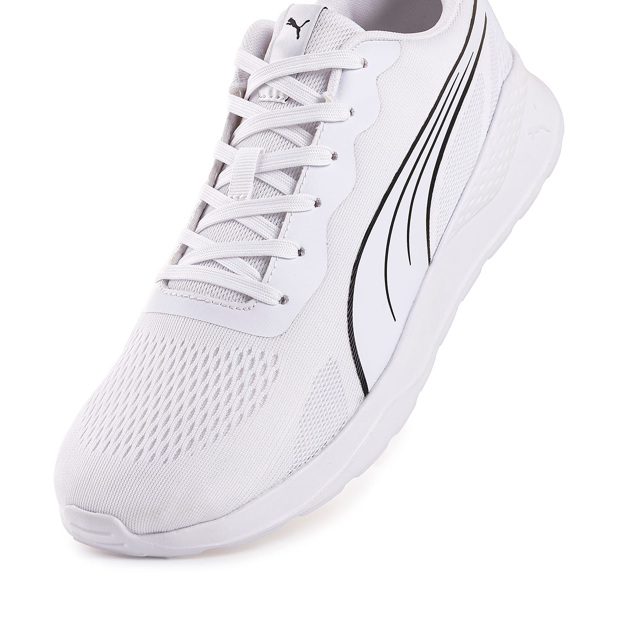 LITE Runner UNISEX Ayakkabı - Puma White-Puma White - 408533_03 - Görsel 6