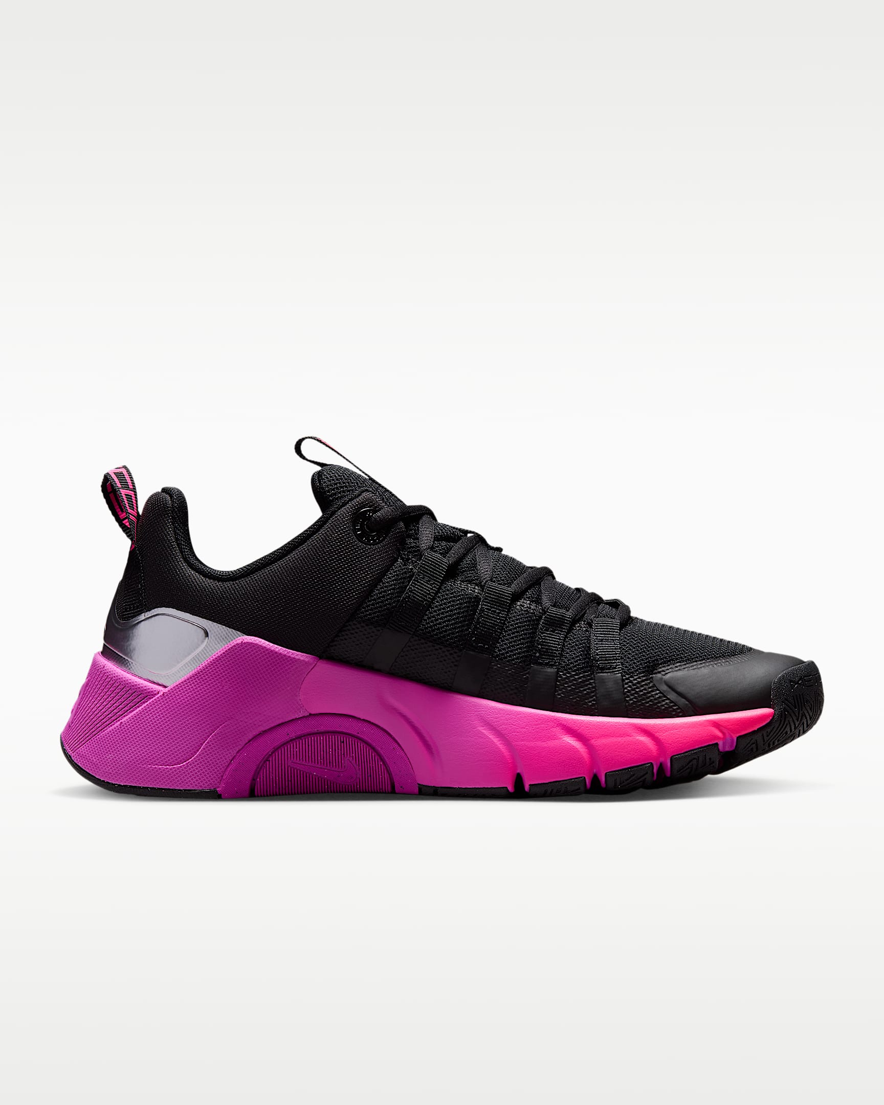 Nike Free Metcon 7 Kadın Antrenman Ayakkabısı - Siyah/Hyper Pink/Metallic Cool Grey/Fuchsia Blast
