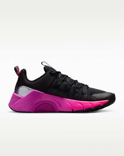 Nike Free Metcon 7 Kadın Antrenman Ayakkabısı - Siyah/Hyper Pink/Metallic Cool Grey/Fuchsia Blast