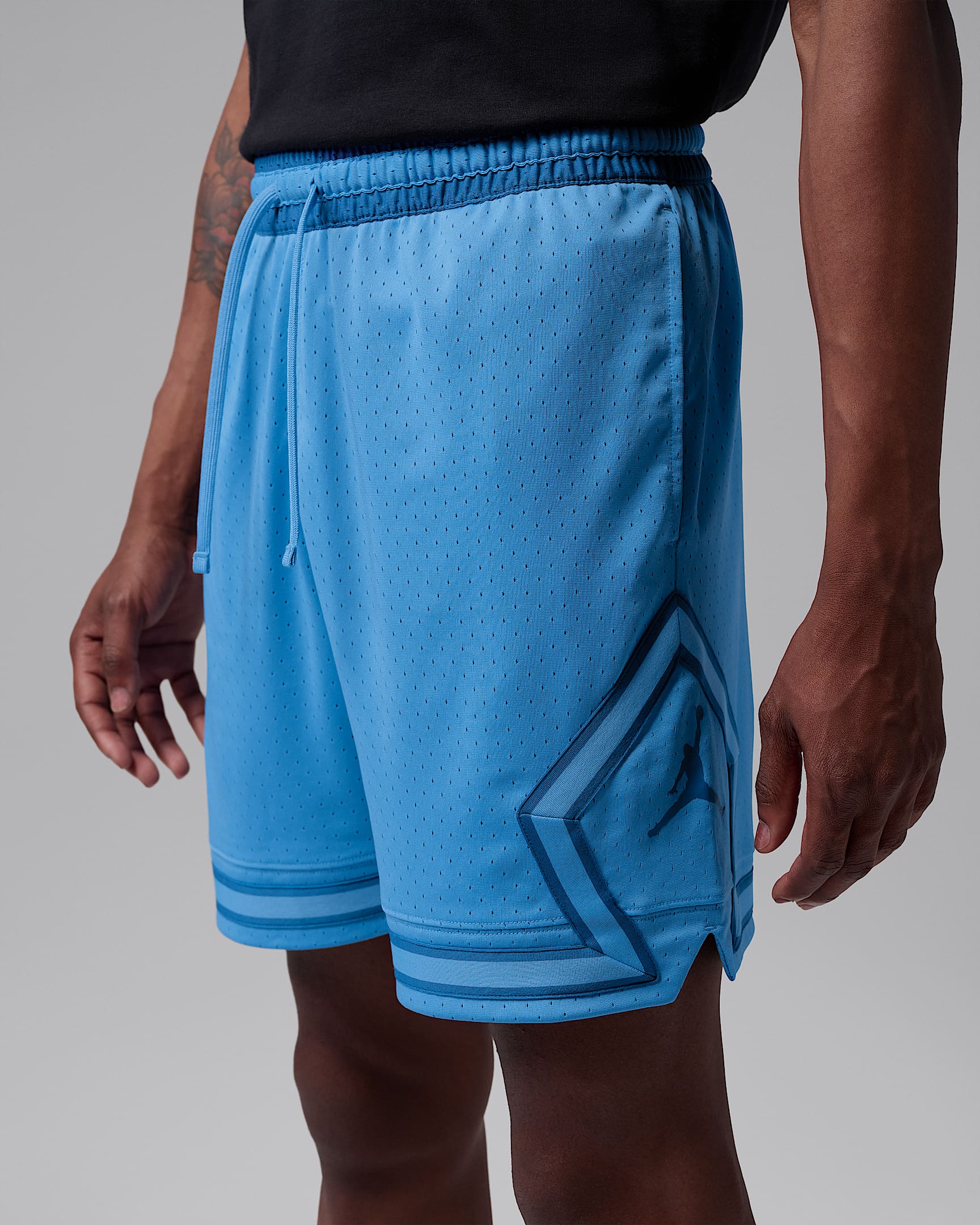 Jordan Sport Dri-FIT 18 cm Mesh Diamond Erkek Şortu - Blue Beyond/True Blue/True Blue