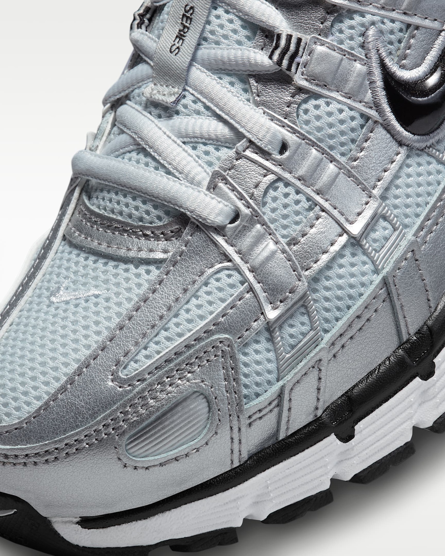Nike P-6000 Ayakkabı - Beyaz/Metallic Silver/Pure Platinum/Siyah