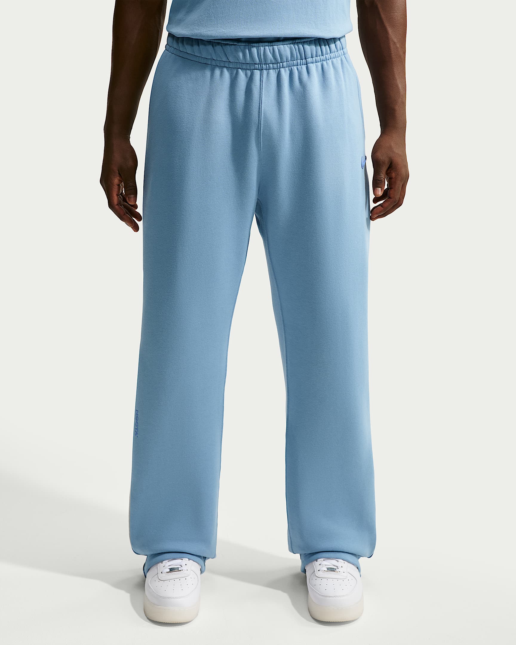 NOCTA NOCTA Fleece CS Açık Paçalı Eşofman Altı - Work Blue/Polar