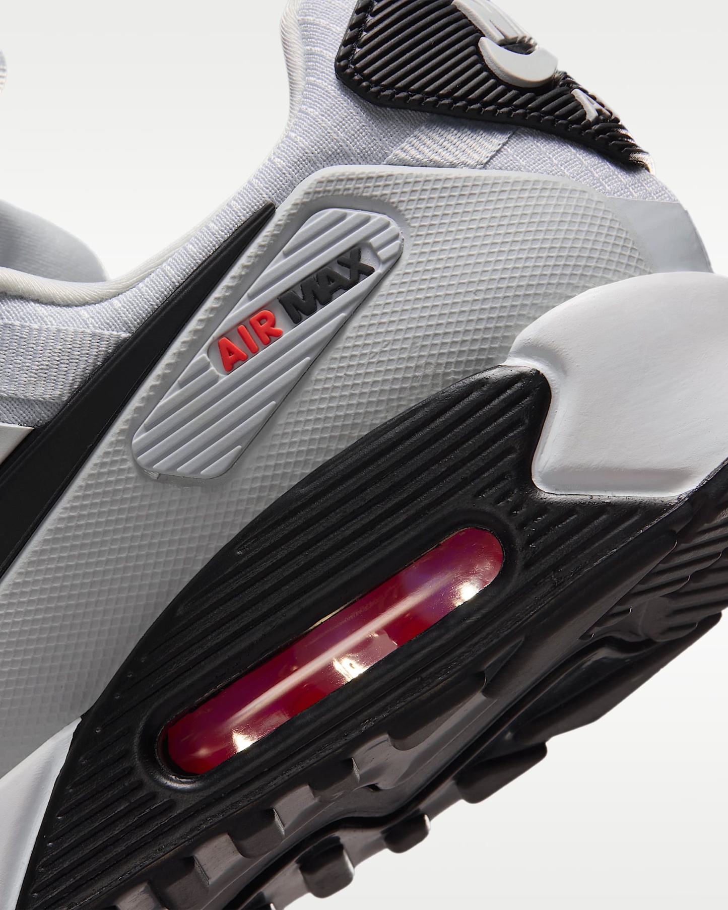 Nike Air Max 90 Drift Erkek Ayakkabısı - Pure Platinum/Bright Crimson/Siyah