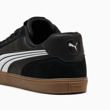 Court Ever UNISEX Ayakkabı - Puma Black-Puma White-Gum - 407186_01 - Görsel 3