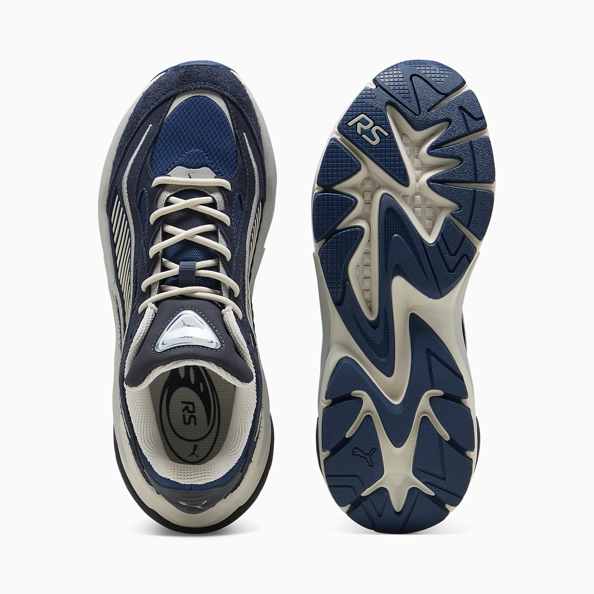 RS Surge HAIRY Suede UNISEX Ayakkabı - Persian Blue-New Navy - 404327_03 - Görsel 4