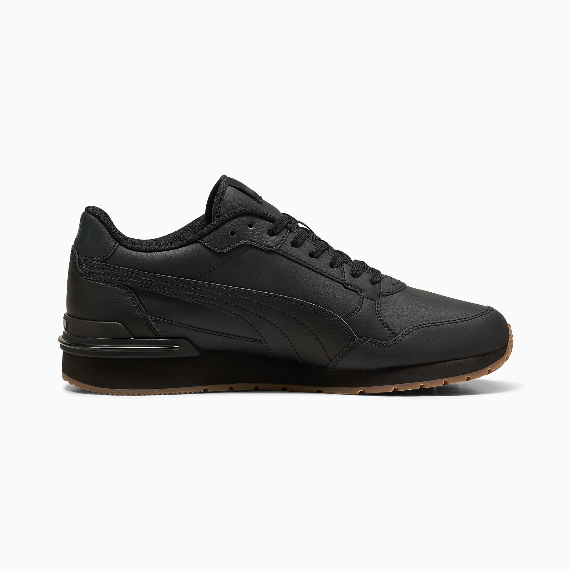 ST Runner v4 UNISEX Ayakkabı - PUMA Black-Strong Gray-Gum - 399068_12 - Görsel 5