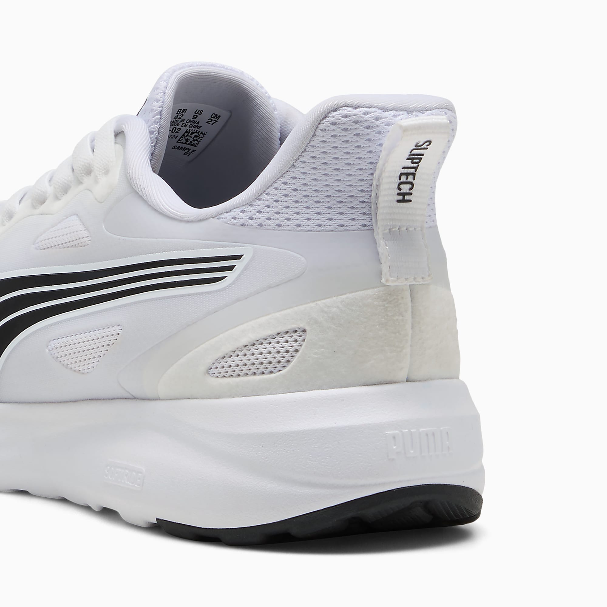SOFTRIDE COSMIC Street SLIPTECH UNISEX Ayakkabı - Puma White-Puma Black - 402632_02 - Görsel 3