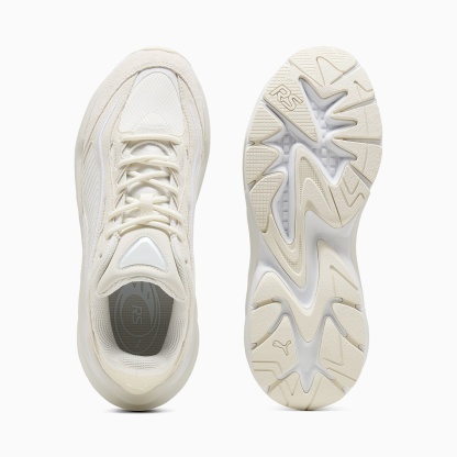 RS Surge HAIRY Suede UNISEX Ayakkabı - Warm White-Vapor Gray - 404327_09 - Görsel 4
