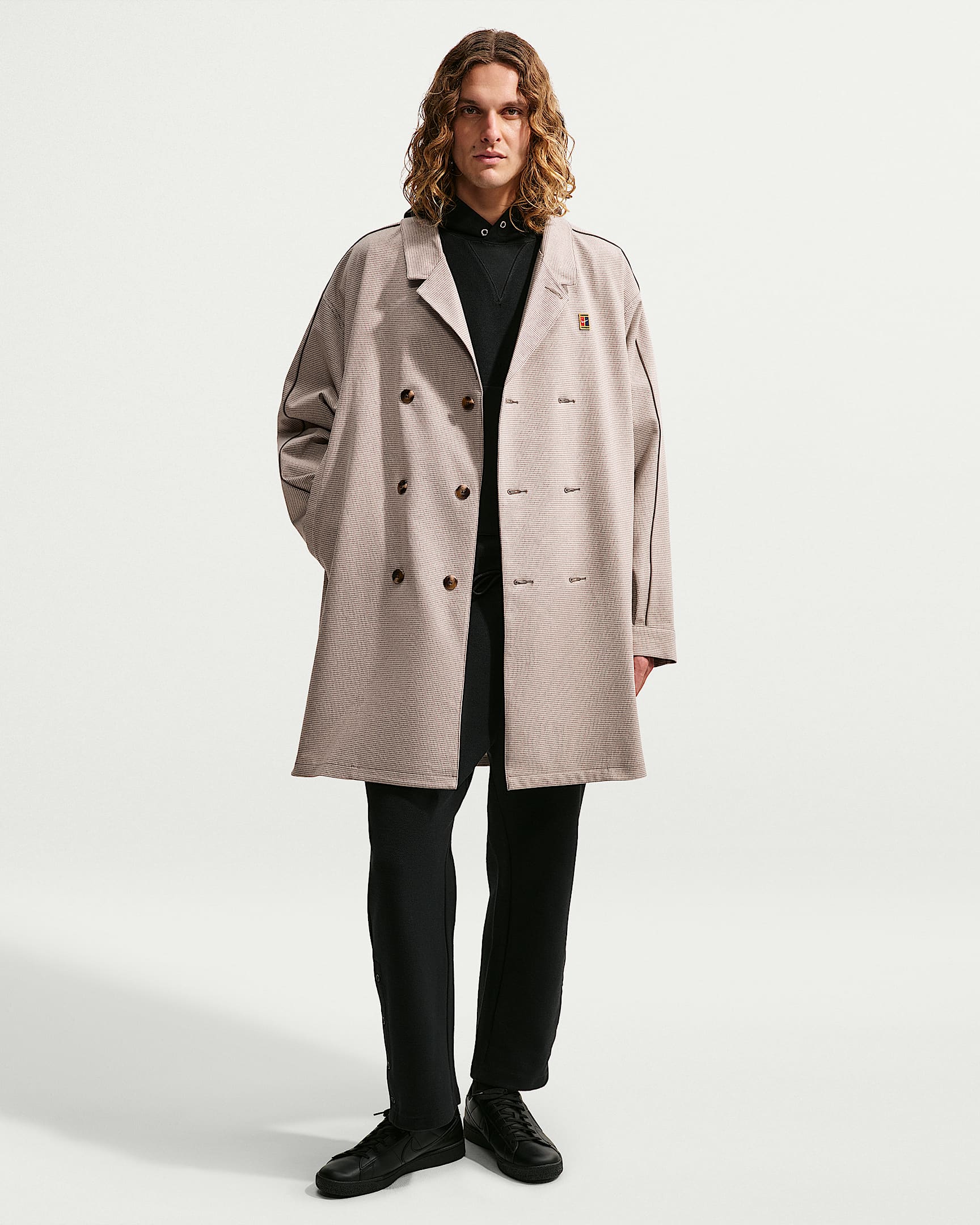 Nike Club Rules Erkek Trençkotu - Mink Brown/Sanddrift/Ironstone