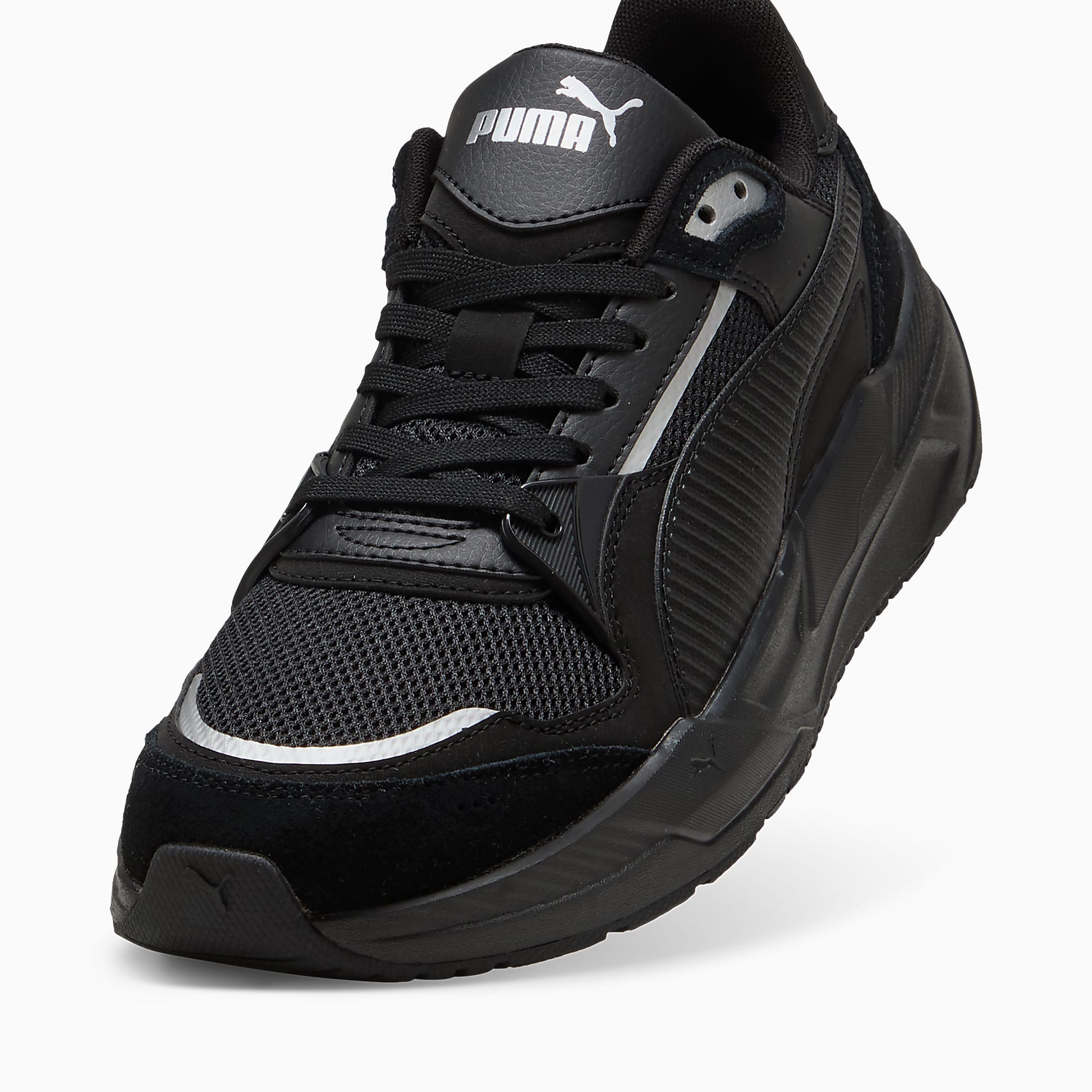 TRINITY 2 UNISEX Spor Ayakkabı - Puma Black-Puma Silver - 400230_02 - Görsel 6