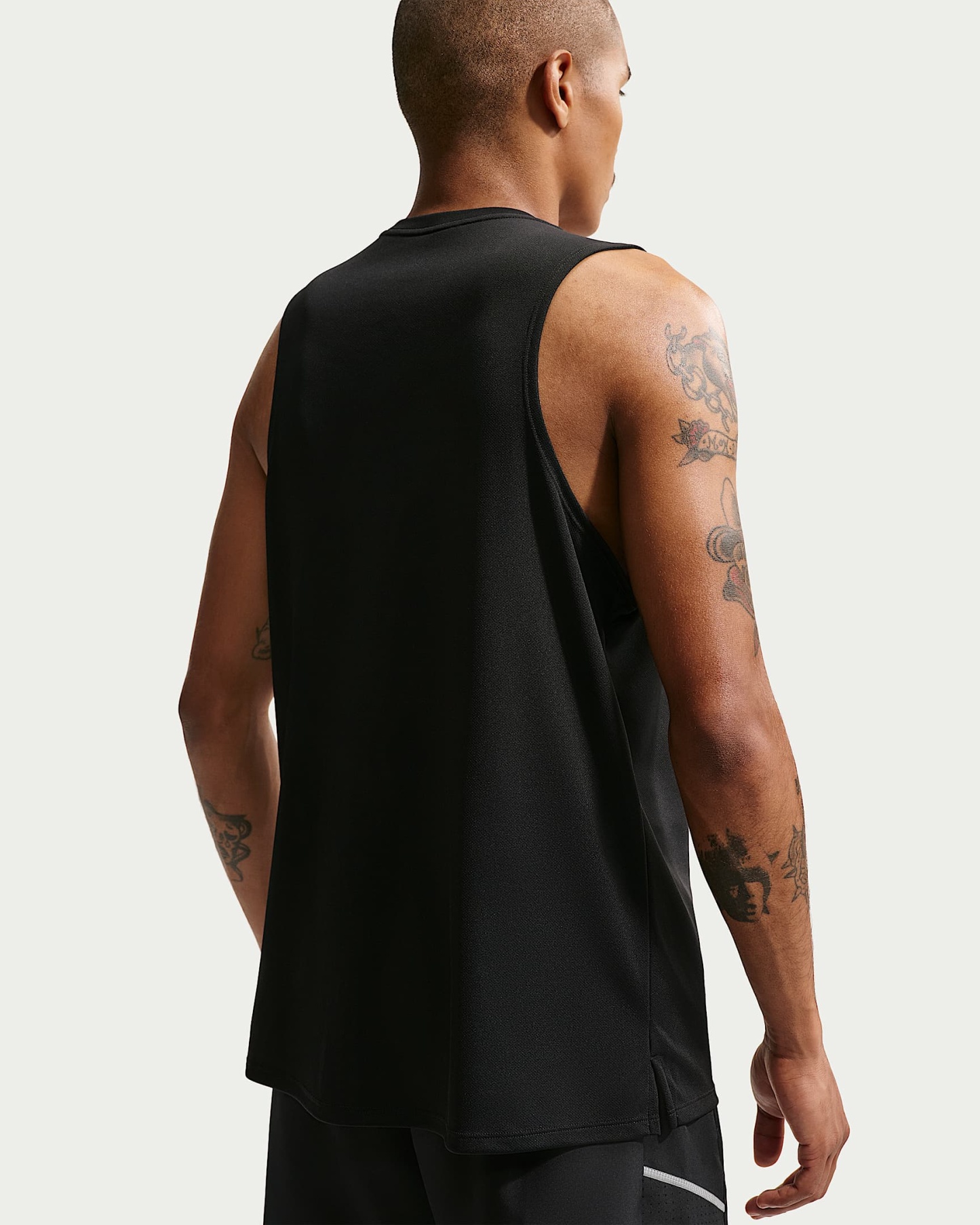 Nike Miler Dri-FIT Erkek Koşu Atleti - Siyah