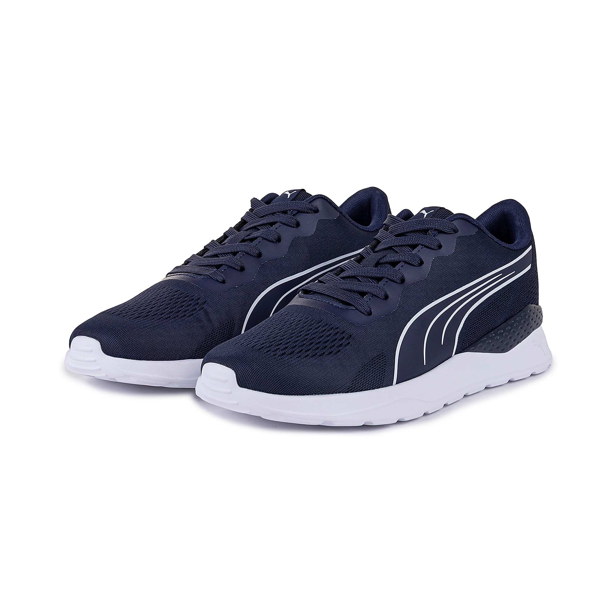 LITE Runner UNISEX Ayakkabı - PUMA Navy-PUMA White - 408533_04 - Görsel 2