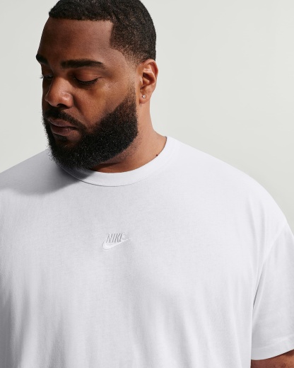 Nike Sportswear Premium Essentials Erkek Tişörtü - Beyaz