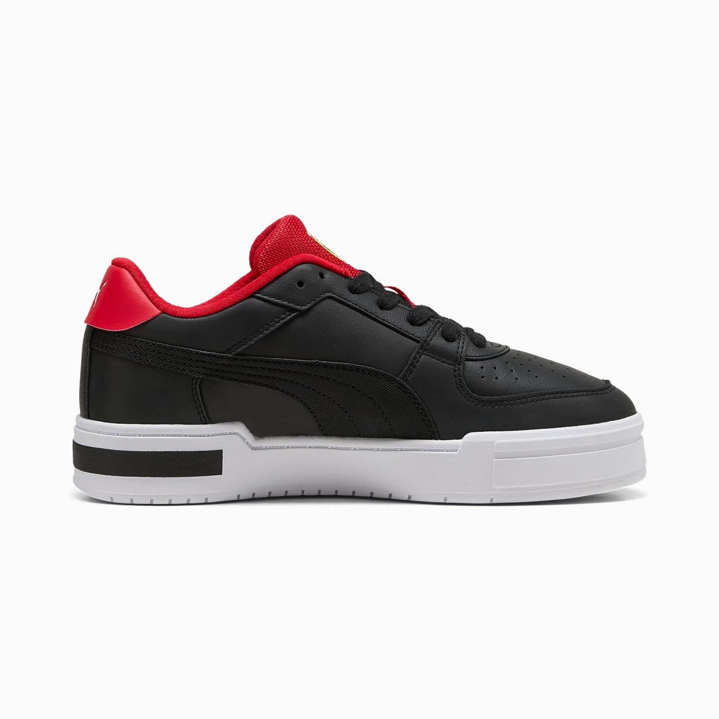 SCUDERIA FERRARI CA Pro UNISEX Ayakkabı - Puma Black-Puma White-Rosso Corsa - 308377_03 - Görsel 5